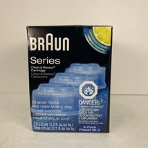 Braun Clean &amp; Renew System Cartridges Refills CCR3 Series Lemonfresh 3 Pack - $13.96