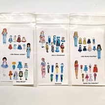 dollhouse miniature Paper Doll Sets - Barbie Alice Wonderland Betsy McCall - £6.95 GBP
