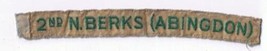 Boy Scouts 2nd N Berks Abingdon 3&quot; x 1/2&quot; Gold On Green - $2.82