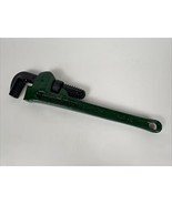 14&quot;  Heavy Duty Pipe Wrench Green/Black Drop Forged Spain - Painted - $20.37 CAD