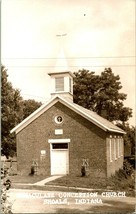 RPPC  Shoals Indiana IN Immaculate Conception Church UNP Postcard T19 - $26.68