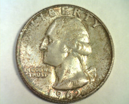 1962-D WASHINGTON QUARTER CHOICE /GEM UNCIRCULATED CH/GEM UNC. ATTRACTIV... - $20.00