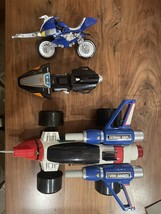 Vintage Late 90’s Bandai Power Ranger Motorcycles and attack vehicle Not Complet - £29.53 GBP