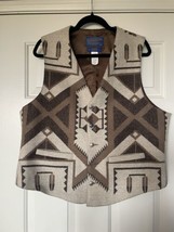 Pendleton Men’s Wool Vest with Aztec Southwest Design - Size Large (44” Chest) - £122.01 GBP
