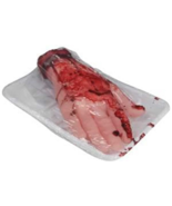 Bloody SEVERED HAND Butcher Chop Shop Meat Tray Body Part Halloween Horr... - $5.67