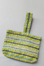 Fabric Vegan Handbag One Wrist Arm Strap Bucket Purse Wristlet - £16.34 GBP