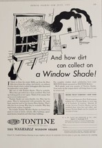 1931 Print Ad Du Pont Tontine Washable Window Shades Newburgh,New York - £16.70 GBP