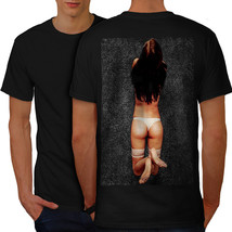 Naked Booty Erotic Sexy Shirt Sexy Lady Men T-shirt Back - £10.37 GBP