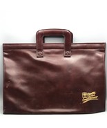 Vintage Bethelehem Steel Advertising Faux Leather Vegan Briefcase - £15.69 GBP