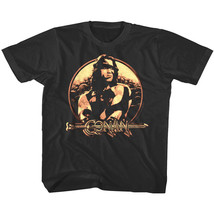 Conan the Barbarian Shield Kids T Shirt Schwarzeneggar Boy Girl Toddler ... - £16.86 GBP