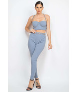 Women&#39;s Stone Embellished Top And Pants Set - $509.53 MXN