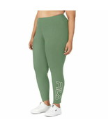 MSRP $38 Fila Women Strut Mid Rise Logo 7/8 Leggings Green Size 4X - €9,71 EUR