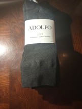 Adolfo 4 Pack Black Dress Socks - £15.50 GBP