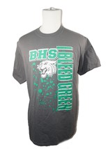 BHS Bearcats I Bleed Green - Gray Shirt Medium Bonita High School La Ver... - £6.32 GBP