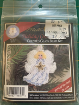 Mill Hill Counted glass bead cross stitch Gold Star Angel Kit - New - £7.93 GBP