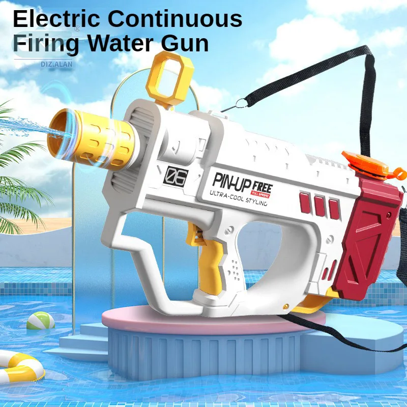 47CM Electric Water Gun Toy for Kid Automatic Continuous Fire Water Blaster - £33.77 GBP