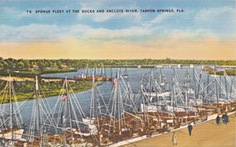 Tarpon Springs Fl Sponge Fleet Docks-Anchor + Exchange ~ Lot of 2 Postcards-
... - £9.29 GBP