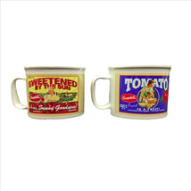 Vintage Collectable Campbell&#39;s Soup Mugs 1 Set of 2 Mugs 12oz Size - £10.89 GBP