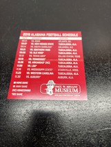 2018 Paul Bryant Museum Alabama Football Schedule - £5.99 GBP