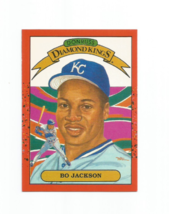 Bo Jackson (Kansas City Royals) 1990 Donruss Diamond Kings Card #1 - £3.94 GBP