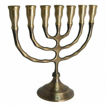 7 Hanukkah Menorah ebraico ramificato W / autentico design vintage dal... - $68.33