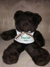 Fiesta Encino Oaks Teddy Bear Plush 15&quot; Brown Stuffed Animal T Shirt... - £17.77 GBP