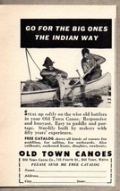 1951 Print Ad Old Town Canoes Men Fishing Old Town,Maine - $8.71