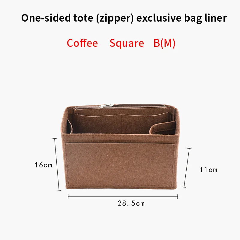 TINBERON Women&#39;s Makeup Organizer Felt Cloth Bag Liner Purse Cosmetic Bags Trave - $64.81