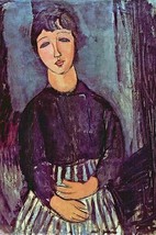 Portrait of Zofe by Amadeo Modigliani - Art Print - £17.25 GBP+