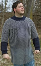 Aluminium Chainmail Shirt Butted Roman Knight Chain Mail Armour XL Size - £72.62 GBP
