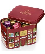 Godiva Chocolatier Holiday  15 Piece G Cube Tin, Chocolate Truffle Gift Box - $21.73