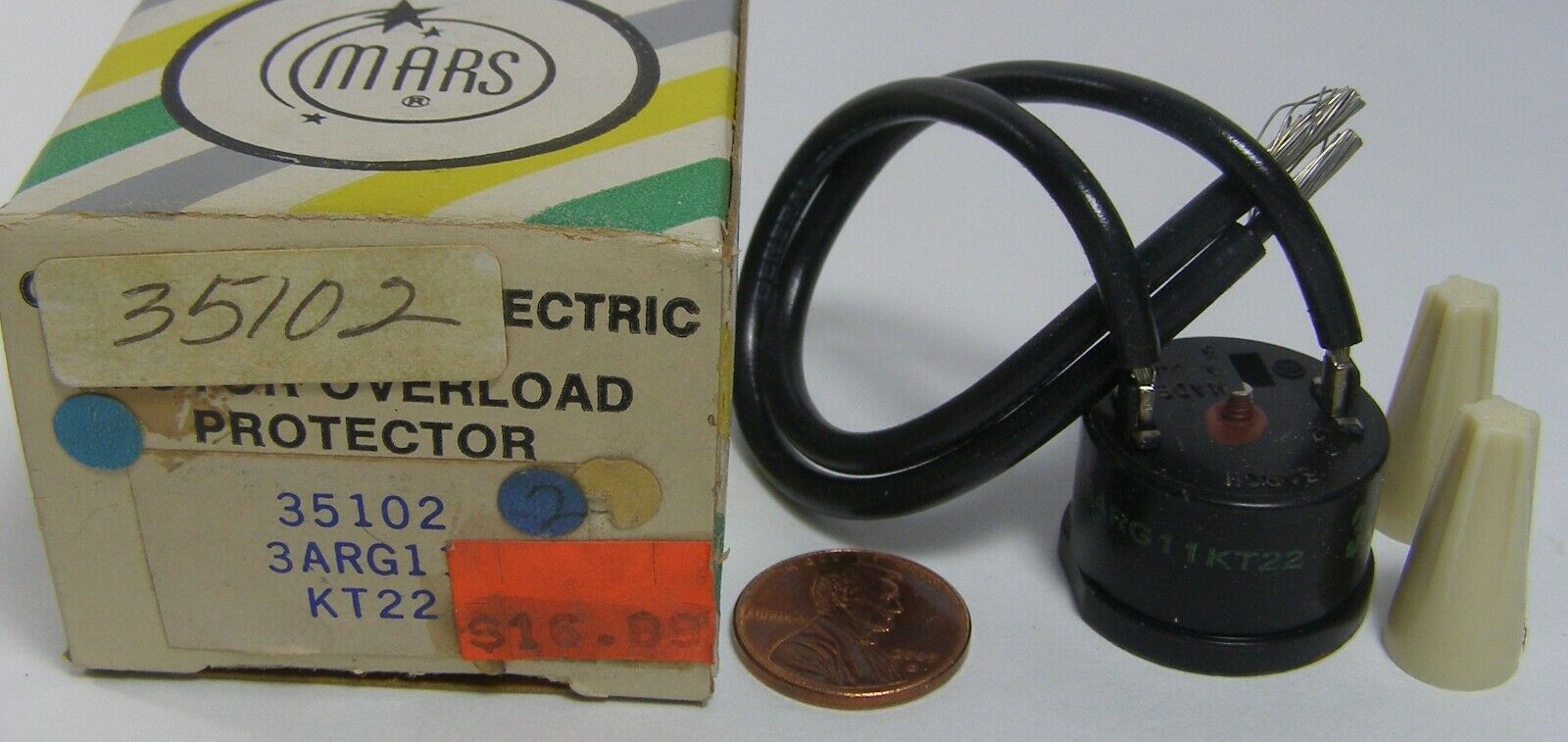 Mars GE Motor Overload Protector 35102 3ARG11 KT22 - $7.99