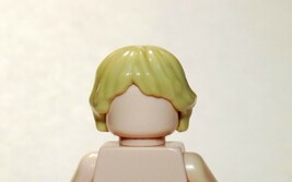 Minifigures Blocks Blond Wavy Feathered Hair For - $2.00
