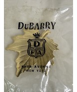 Vintage DFA DuBarry Leaf Brooch Gold Tone Pin Brooch Sealed Autumn Fifth... - €9,73 EUR