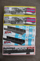 5 Atlas HO Gauge #886 884 885  Plate Girder Pony Truss &amp; Deck Bridge NEW BOXED - £31.62 GBP