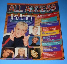 NSYNC All Access Softbound Book Vintage 1999 Britney Spears Justin Timbe... - £32.04 GBP