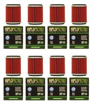 New 8 Pack of HiFloFiltro HF140 Oil Filters For 2009-2023 Yamaha XT250 XT 250 - £31.38 GBP