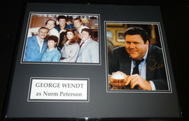 George Wendt Signed Framed 16x20 Photo Set AW Cheers Norm Peterson - £116.84 GBP