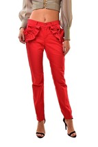 J BRAND By Simone Rocha Womens Jeans Denim Ruffle Red Size 25W SR9033T142 - £76.31 GBP