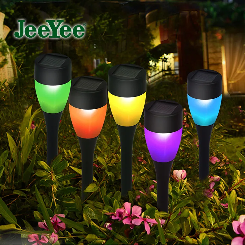 LED Solar Garden Light Night Light Waterproof Outdoor Lawn Lamp Colorful... - £113.95 GBP