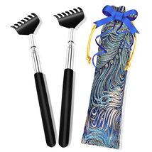 2 Pack Extendable Back Scratcher Stainless Steel Portable Telescoping Xm... - $11.09 CAD