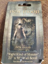 Twilight 22&quot; x 32&quot; Wall Scroll New Moon - Right Kind of Monster NEW NECA Rare - £22.31 GBP