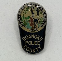 Roanoke Virginia Police Department Law Enforcement Enamel Lapel Hat Pin Pinback - £11.70 GBP