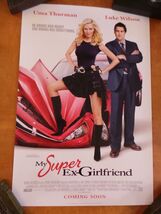 My Super Ex Girlfriend  Movie Poster w Uma Thurman, Luke Wilson 13&quot;x19.7... - $19.74 CAD
