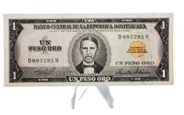 DOMINICAN REPUBLIC BANKNOTE   1 PESO Serie 1975 XF+ ~ Circulated P-108 - €25,97 EUR