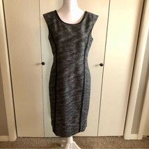 Rafaella Dress Womens 8 Used Black Cream Sleeveless - £19.75 GBP