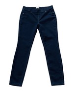 PER SE Pull On Jeans Plus Sz Large STRETCH Dark Blue Denim Slimming Stra... - $9.86