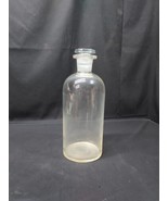 Old 14 In. Glass Apothecary Bottle Jar with Original Stopper A.H.T. Co. ... - $37.39