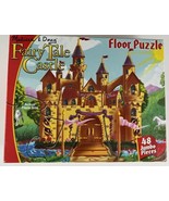Melissa and Doug Fairy Tale Castle Large Floor Puzzle 48 Jumbo Pieces 2 ... - £4.74 GBP