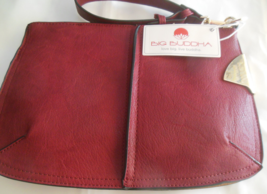 Big Buddha Large Red Leather Clutch NWT - £38.33 GBP